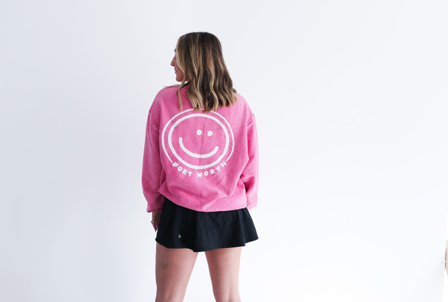 Pink Smiley Sweatshirt WS